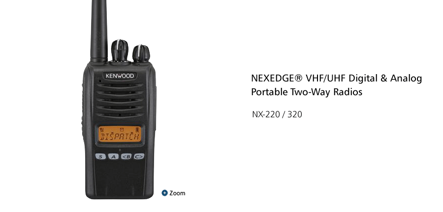lichten Een hekel hebben aan Aap NX-220/320 VHF/UHF Digital & FM Portable Radios - NEXEDGE KENWOOD