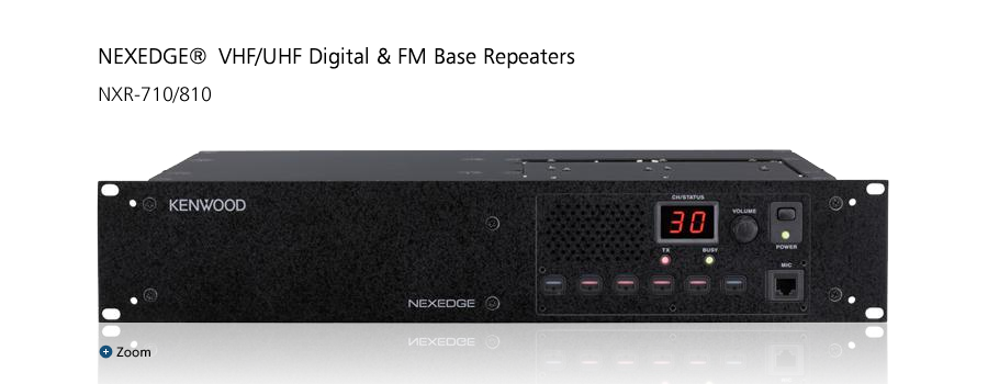 NEXEDGE&reg; VHF/UHF Digital & FM Base Units NXR-710/810
