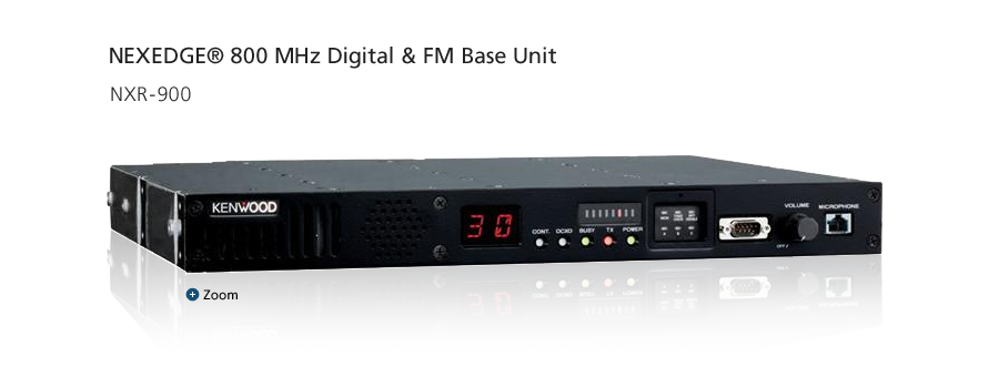NEXEDGE® 800 MHz Digital & FM Base Unit NXR-900
