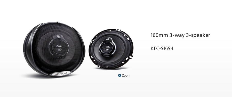 160mm 3-way 3-speaker KFC-S1694