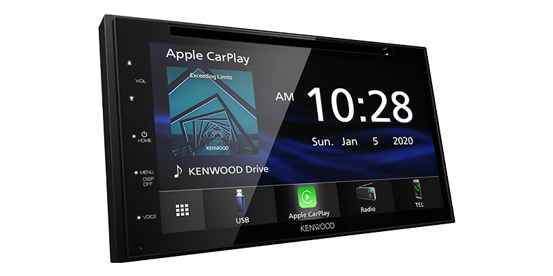 Kenwood DDX5707S Double DIN 6.8 In-Dash DVD/CD/AM/FM Receiver with Apple  CarPlay, Android Auto, Bluetooth and SiriusXM Ready