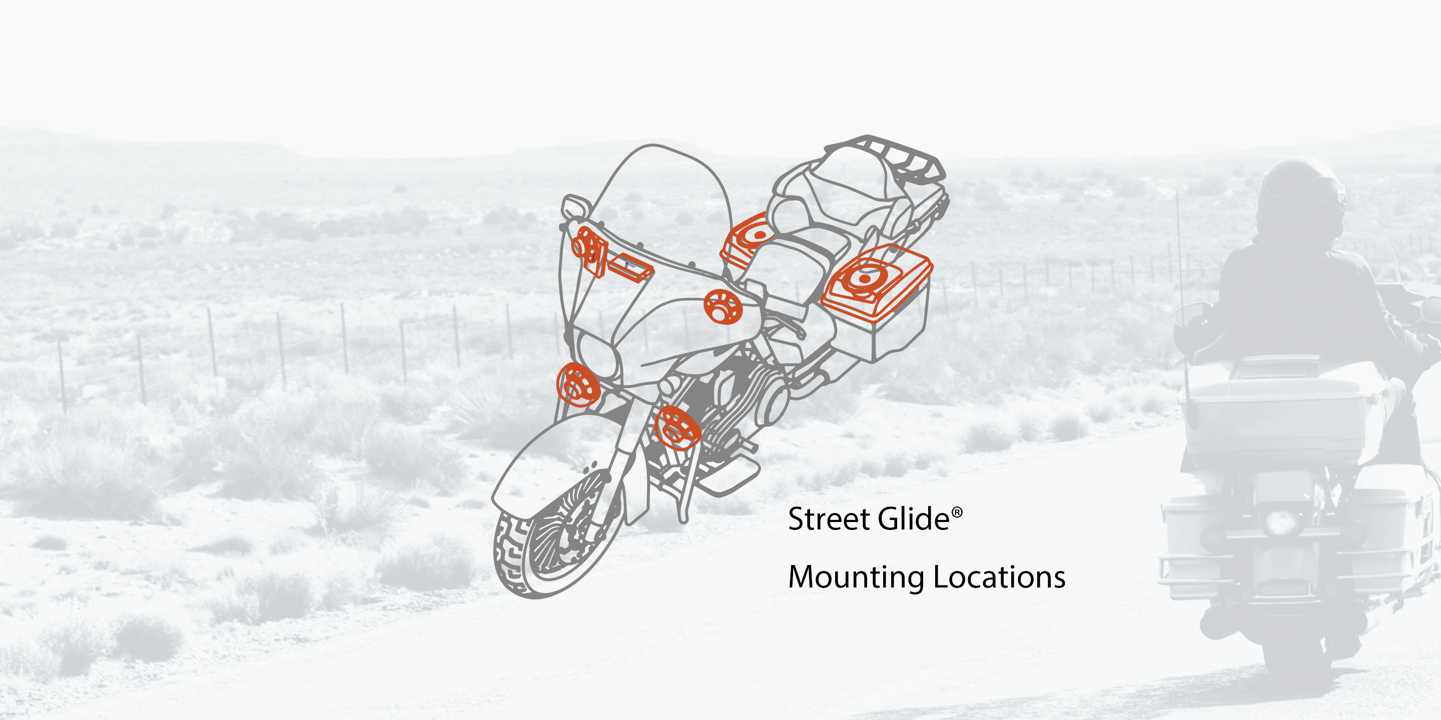 Street Glide® Mounting Locations
