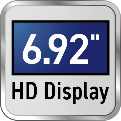 6.92 HD Display