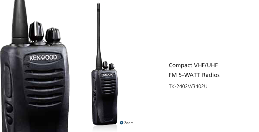 Kenwood TK-3302-U16P UHF 4 Watt Two-way Radio